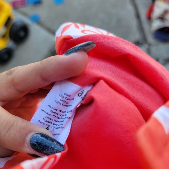 Talbots Casual Cotton Blazer Pineapple Paradise Print Orange White sz 16 Coastal - Picture 8 of 12